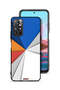 غطاء حماية لهاتف Xiaomi Redmi Note 11 4G مصنوع من مادة مطابقة للفن التجريدي