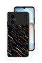 Xiaomi Poco M4 5G Protective Case Cover X Lines Abstract Pattern