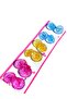 6 Pieces Embossed Buckle Colorful Children's Buckle - 2