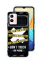 Vivo Y33s 5G Protective Case Cover Caution Never Touch My Phone