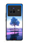Vivo X80 Protective Case Cover Tree Neon Body Of Water Reflection Digital Art - 2