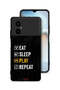 غطاء حماية Xiaomi Poco M4 5G، تناول الطعام، النوم، اللعب، التكرار