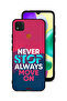 Xiaomi Redmi 10A Protective Case Cover Never Stop Always Move On