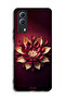 غطاء حماية لهاتف Vivo Y72 5G بتصميم تجريدي زهري - 2