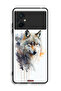 Xiaomi Poco M5 4G Protective Case Cover Wolf Abstract Art - 2