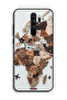 Xiaomi Redmi Note 8 Pro Protective Case Cover World Map Art - 2