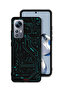 Xiaomi 12S Protective Case Cover Digital Art Circuits Minimalism Multiple Display