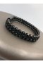 Stainless Black Braided and Black Men's Model Steel Bracelet Gift for Lover, Friend, Father - 2