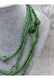 Black Glass Beaded Long Necklace Bohemian Necklace Multi-Functional Necklace - 4