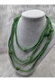 Black Glass Beaded Long Necklace Bohemian Necklace Multi-Functional Necklace - 3