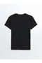 Black Crew Neck Short Sleeve Men's Sports T-Shirt - 6