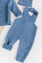 Knitwear Cardigan 3-Piece Adjustable Strap Knitted Baby Boy Salopet Jumpsuit Set - 7