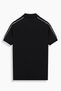 Interview Zippered Polo Neck Black Knitwear T-Shirt - 3