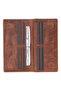 Genuine Leather Women's Wallet - Phone Compartment, Card Holder, Coin Compartment, Magnet Closure - 4