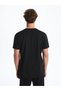 Black Crew Neck Short Sleeve Men's Sports T-Shirt - 4