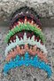 Thalia Model Copper Crown – Bridal Henna Wedding Evening Dress with Stones Showy Hair Crown - 4