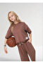 Girls Oversize Half Sleeve 100% Cotton Sports Bottom-Top Set - 2