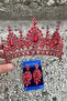 مجموعة أقراط Eveline Red Crown Three Shuttle – مجموعة إكسسوارات فستان السهرة لحفلات الزفاف والخطوبة من Henna