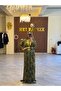 Taş işleme ipek kaftan - 5