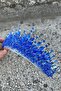Daisy Stone Bridal Tiara – Blue Henna Wedding Crown Model, Shiny Hair Accessory - 3
