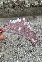 Grace Pink Crown – Sparkling Stone Bridal Henna Crown, Wedding Evening Dress Accessory Model - 3
