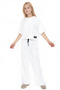 Girls Oversize Half Sleeve 100% Cotton Sports Bottom-Top Set - 5