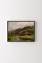 Farmhouse Next to the Pond - Black Frame