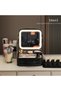 Makeup Case with Mirror and Light 3 Colors, Portable Lighted Makeup with Mirror for Travel
