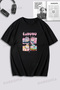 Unisex Women - Men - Kids Cute Sleeping Printed Oversize T-Shirt