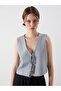 Nevavm V-Neck Textured Women's Classic Vest with a Difference
