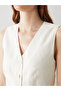 Nevavm V-Neck Modal Blended Women's Classic Vest with a Difference - 3