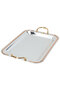 Steel Tray Alsaif Gallery, 43x31x2 cm - Silver
