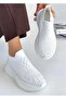 London K112707 Comfy 36/40 Stone Laceless High Sole Sneaker Sports Casual Shoes - 2