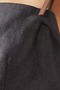 Open Back Adjustable Strap Linen Mini Dress - 4