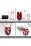 Small Beauty Bag for Purse | Travel Handy Makeup Pouch Portable Cosmetic Bag | Pink - 3