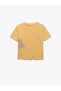 Printed Short Sleeve Crew Neck Cotton Oversize T-Shirt
