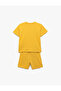 Iron Man Printed Short Sleeve Licensed Cotton T-Shirt and Shorts Set - 2
