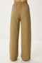 Muslin Palazzo Trousers Olive Green Lmx0008 - 5