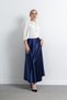 Women's High Waist Satin Skirt 2121 - 3