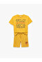 Iron Man Printed Short Sleeve Licensed Cotton T-Shirt and Shorts Set
