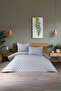 Vita 3 Piece Bedspread Set – 100% Cotton Double, Fiber Filled, Flounced Pillowcase