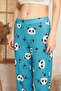 Women & Kids Printed Soft Textured Summer Pajama Bottoms - 2