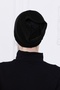 Practical Tube Bonnet Black Snap-On - Non-Slip Front Seamless Women's Hijab Ready Underwear Bonnet - 6