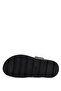 Women's Genuine Leather Black Flat Slippers - 3