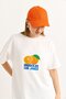 Oversize Front and Back Printed Tshirt White - 3