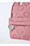 حقيبة ظهر ناعمة وردية اللون لرياض الأطفال على شكل قلب - 2