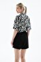 Elastic Linen Shorts Black - 2