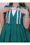 Dabil Fabric Lace Children's Dress - 5