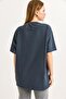 Printed Oversize Tshirt Smoked - 2