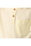 Solid Henley Neck T-shirt with Short Sleeves and Pocket - 5